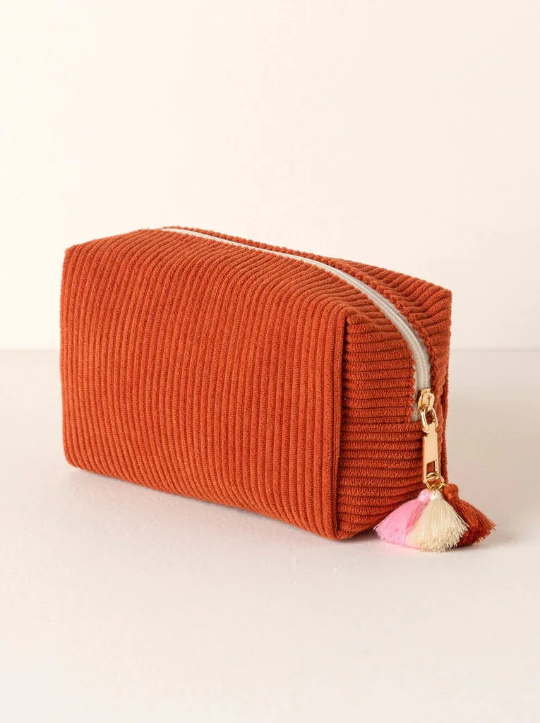 Rust Zipper Pouch