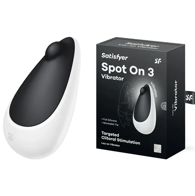 Satisfyer Spot On 3 Lay-On Vibrator - Black