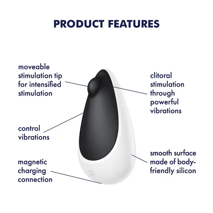 Satisfyer Spot On 3 Lay-On Vibrator - Black