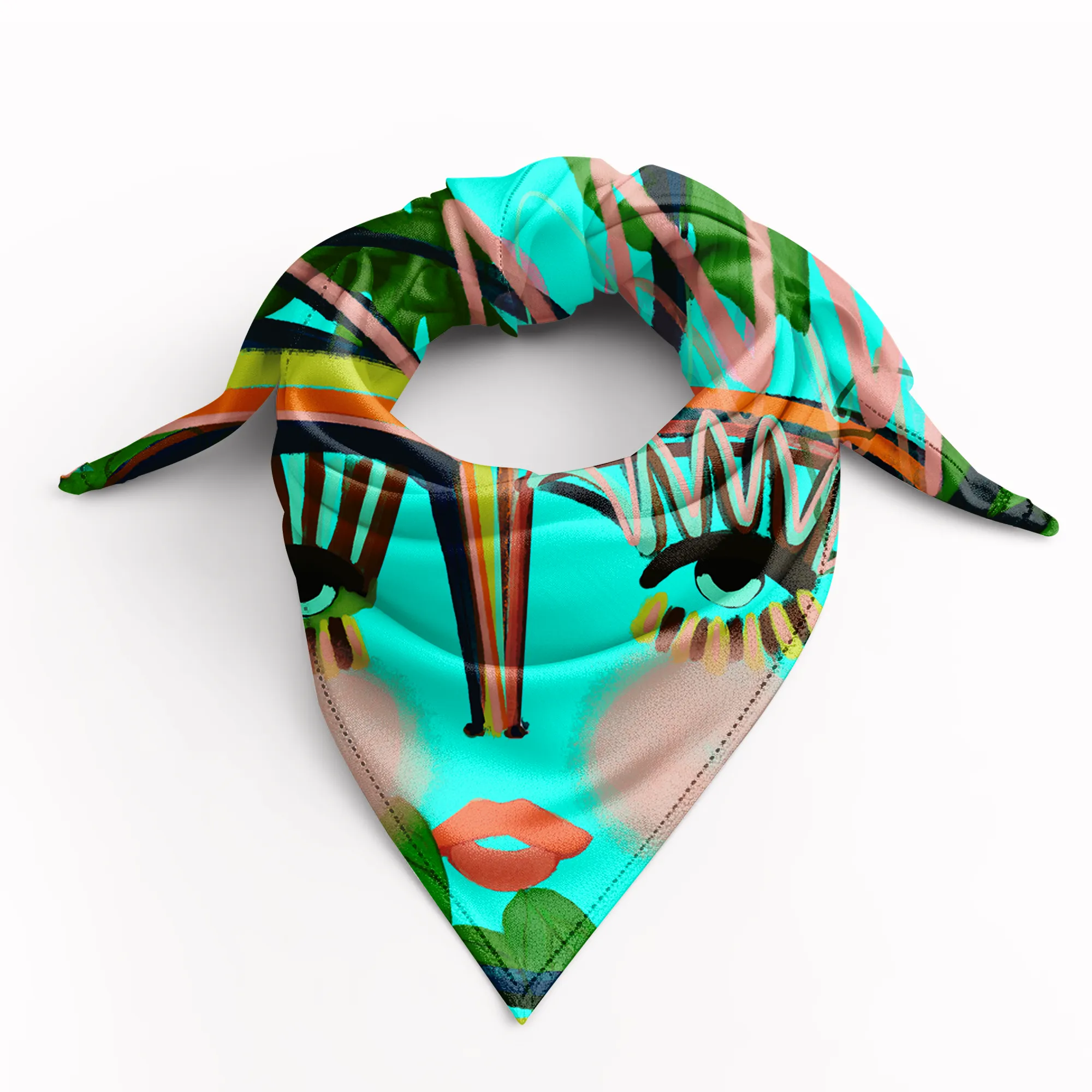 Scarf - Princess & the Toad - Large Silk Scarf