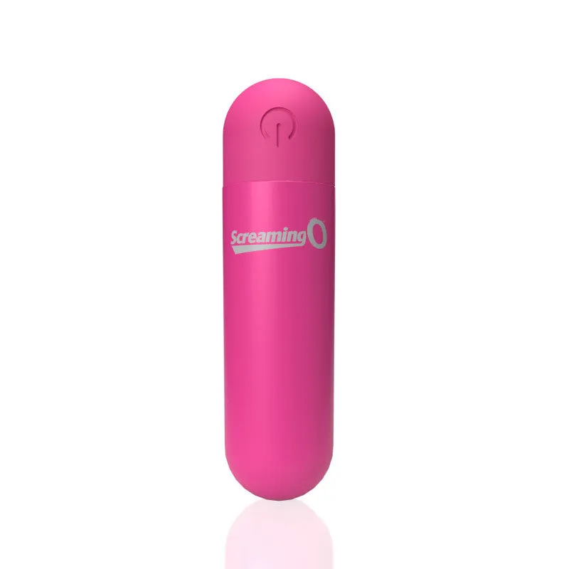 Screaming O Soft Touch Rechargeable Bullet - Pink