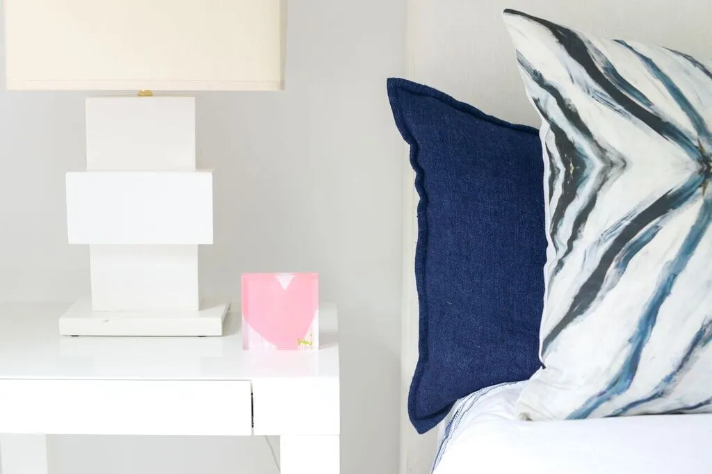 Seashells Teal Pillow