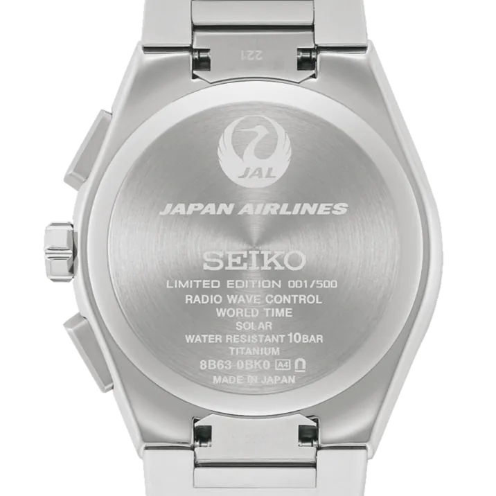 Seiko X JAL Astron NEXTER Solar Radio Wave Control Japan Airlines International Flight 70th Anniversary Collaboration Limited Edition Model SBXY075