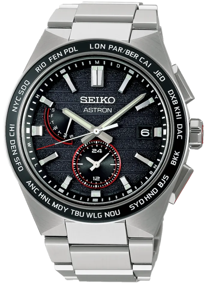 Seiko X JAL Astron NEXTER Solar Radio Wave Control Japan Airlines International Flight 70th Anniversary Collaboration Limited Edition Model SBXY075