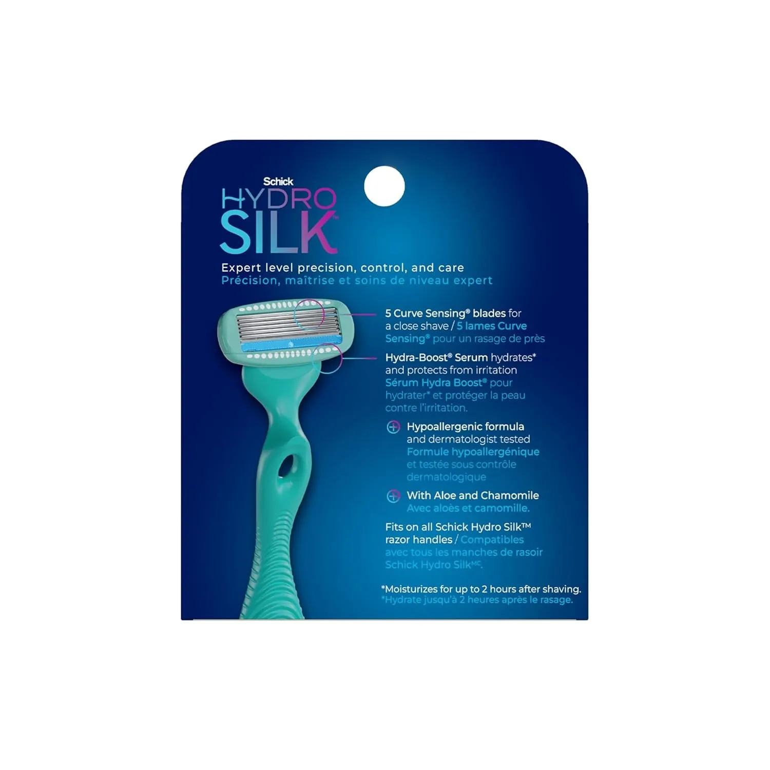 Sensitive Razor Blade Refills, 6 Count | 5-Blade Sensitive Skin Razors for Women | Womens Razor Refills for Sensitive Skin
