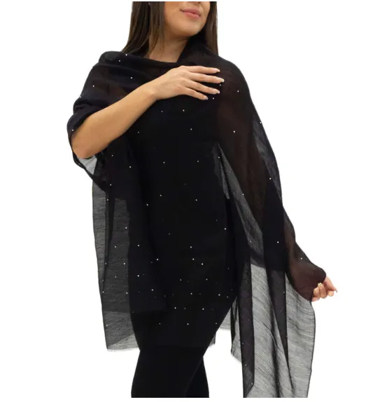 Shawl - Stardust in Black