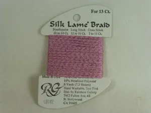 Silk Lame Braid LB182 Chareau Rose