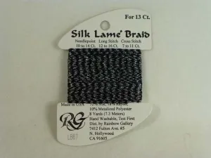 Silk Lame Braid LB67 Antique Silver