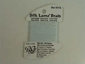 Silk Lame Braid SL17 Lite Surf Blue