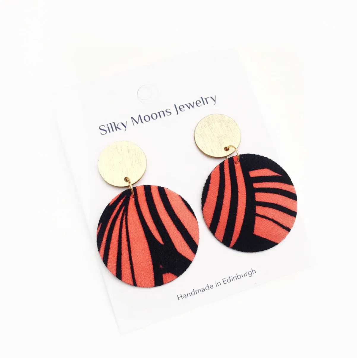 Silky Moons - Supermoon Dangle Small Earrings