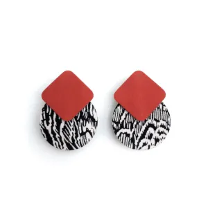 Silky Moons - Titan Moon Stud Earrings