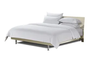 Simon Baker 250 Thread Count Egyptian Cotton Stripe Sheet Set White