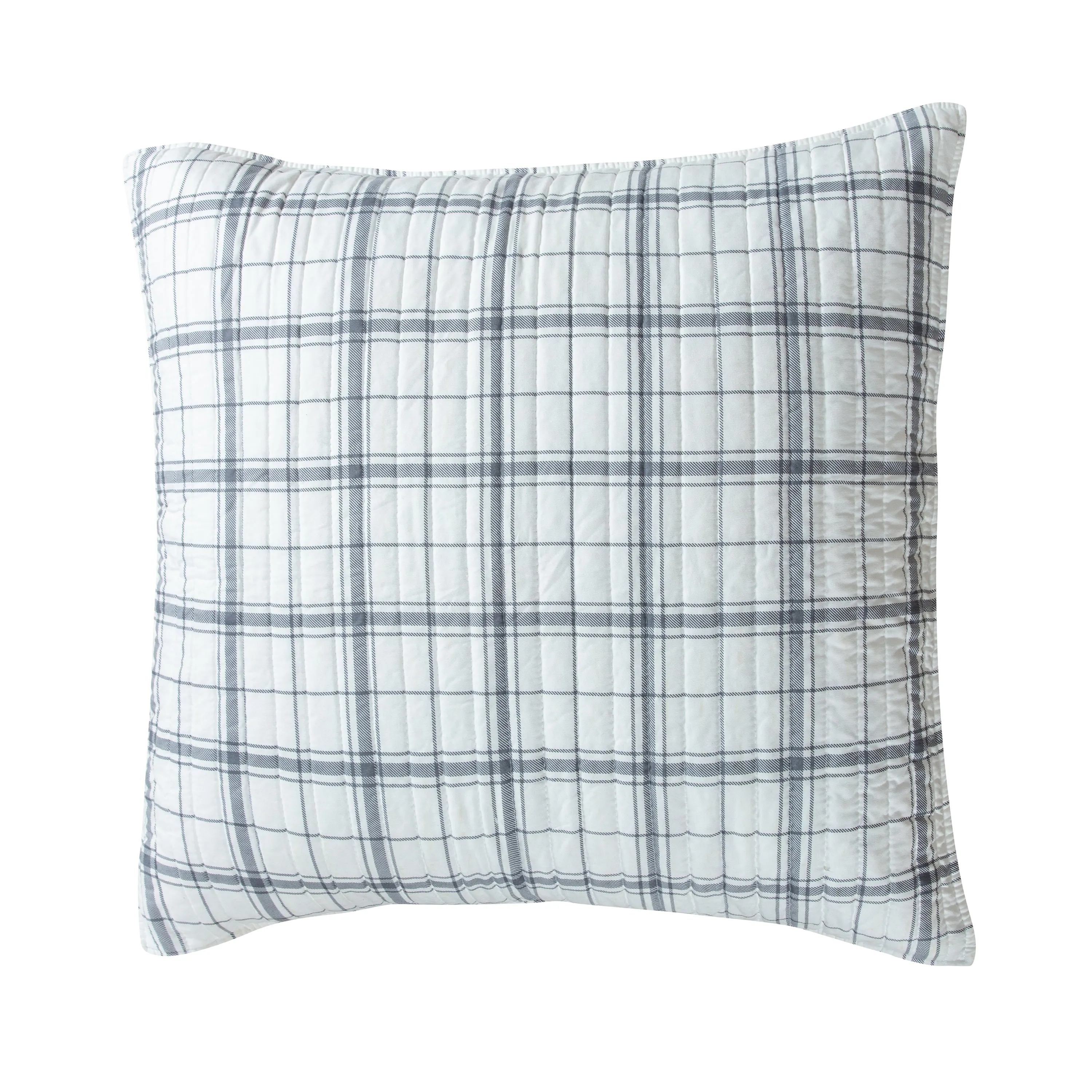 Sleigh Bells Grey Euro Sham