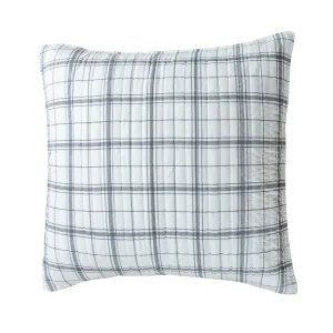 Sleigh Bells Grey Euro Sham