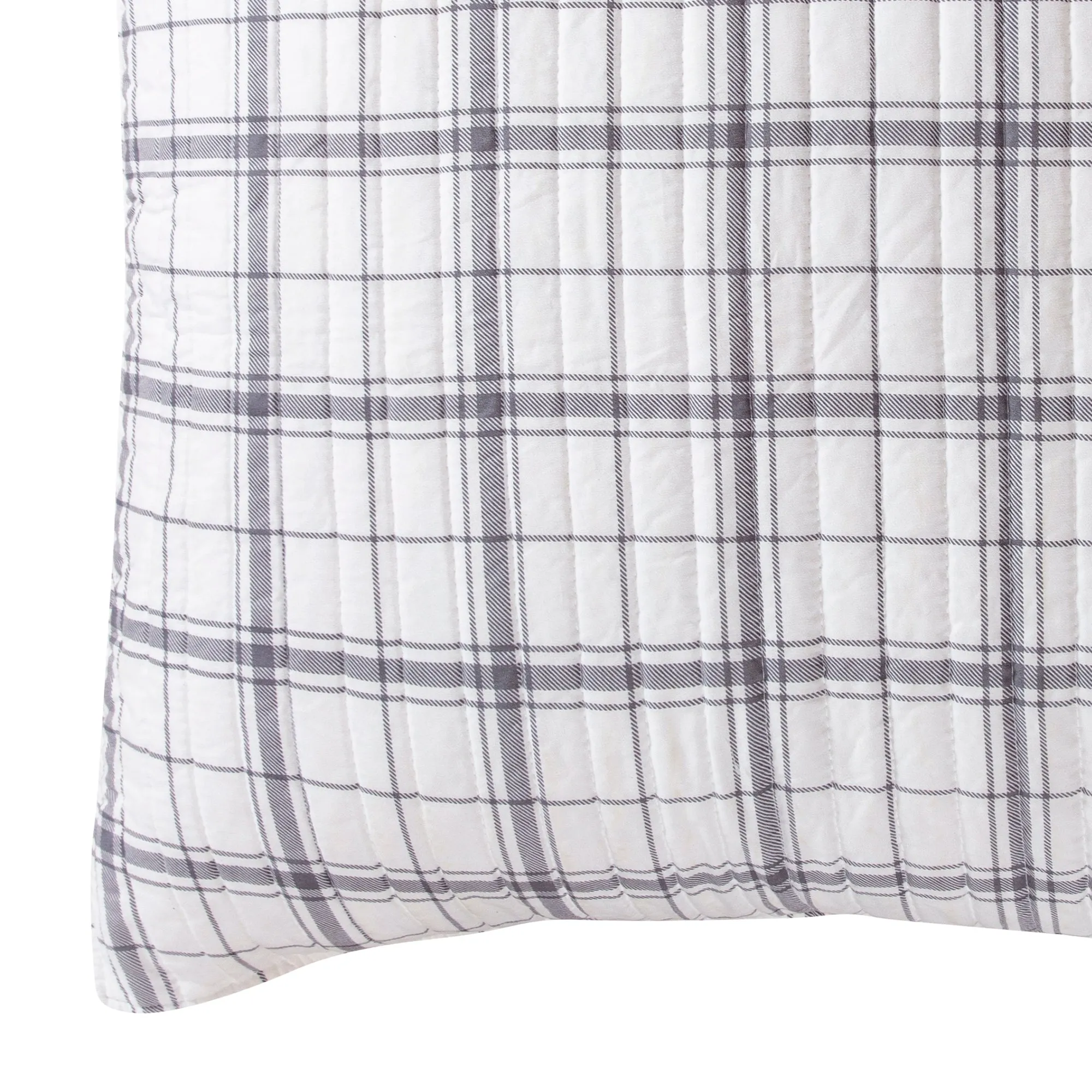 Sleigh Bells Grey Euro Sham