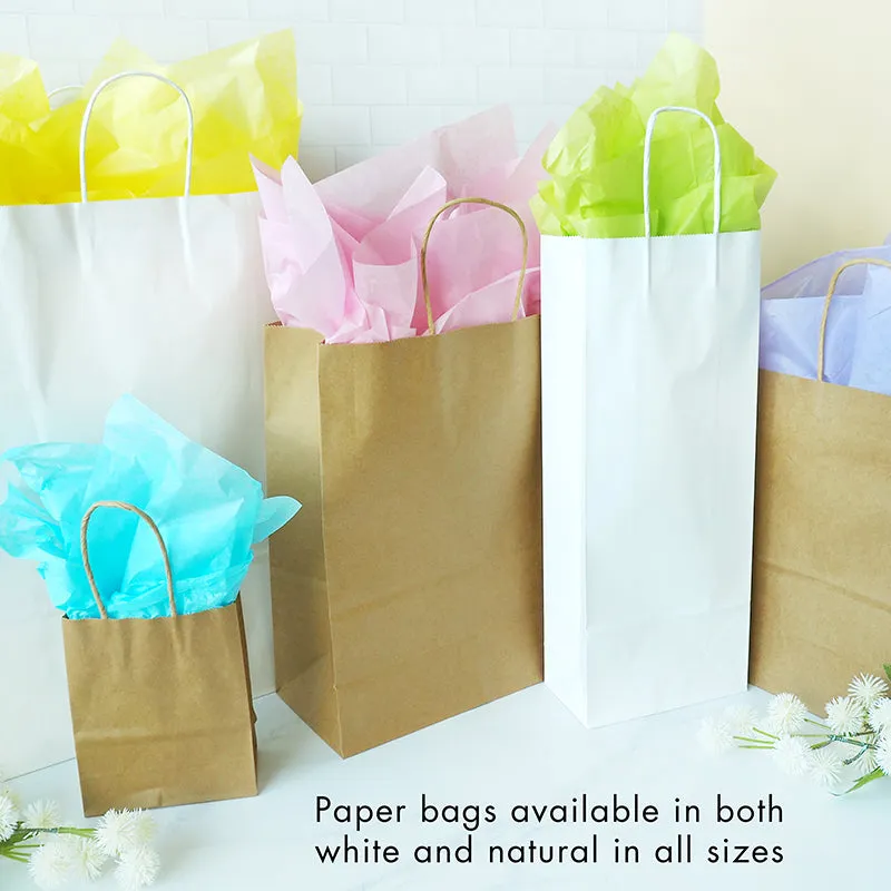 SMALL PAPER BAGS 267X220MM NATURAL 3PC