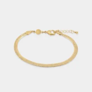 Snake Loxton - Chain Katie - Prompt response Bundle deal Coated CIANA Short Waterproof Bracelet: Clasp Gold