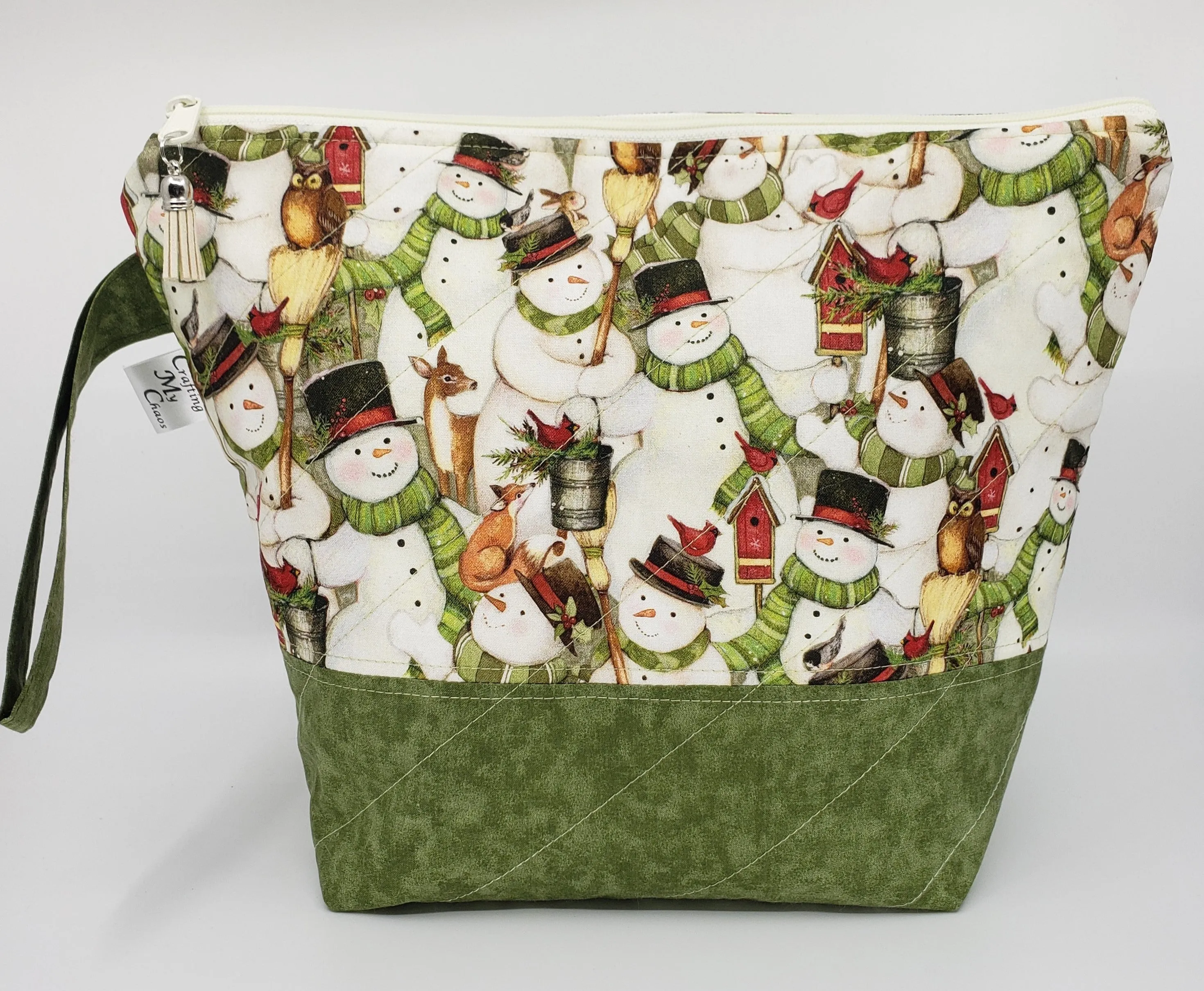 Snowmen - Project Bag - Medium