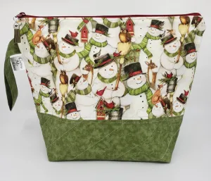 Snowmen - Project Bag - Medium