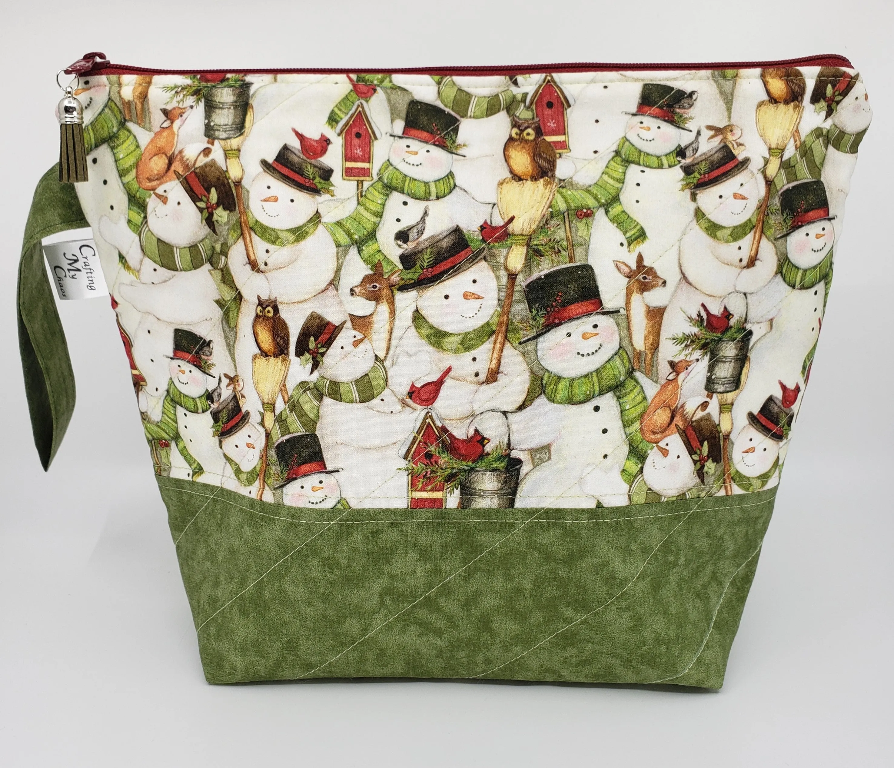 Snowmen - Project Bag - Medium