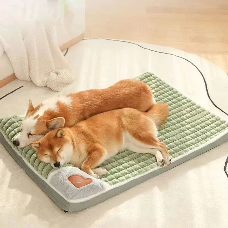 SnugglePuff Quilted Dog Bed