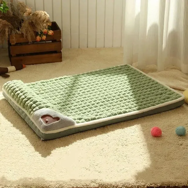 SnugglePuff Quilted Dog Bed