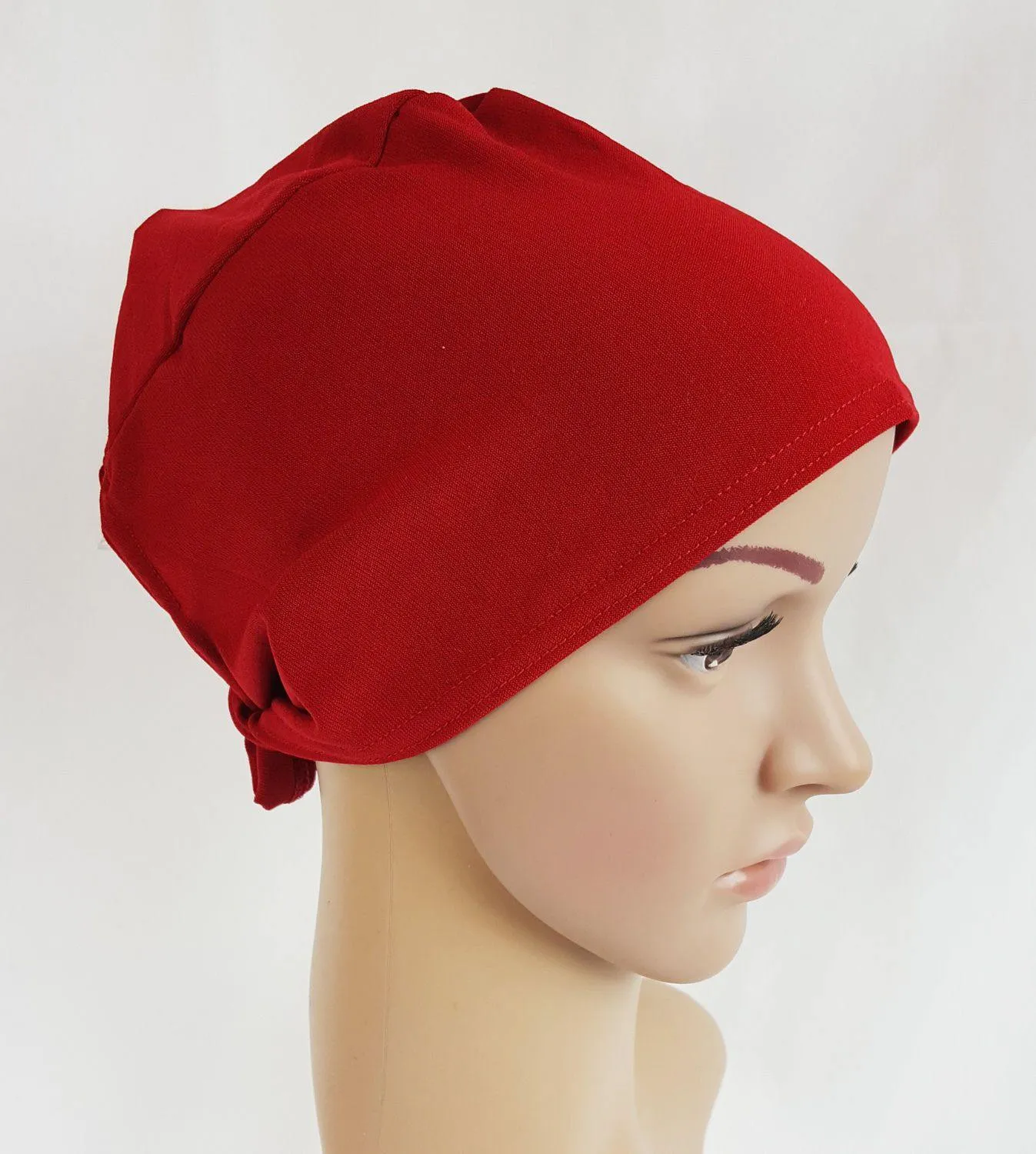Solid Stretch TieBack UnderHijab Muslim Inner Hijab HairLoss Islamic Underscarf