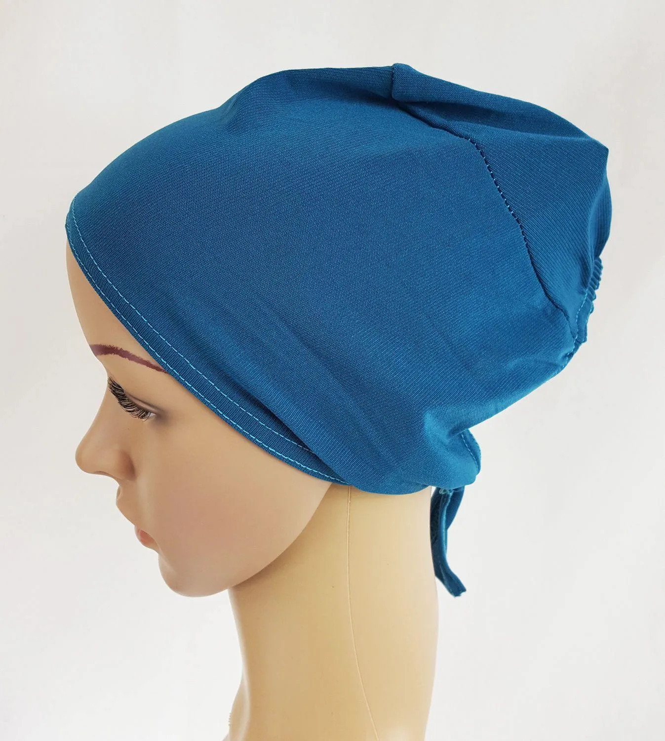 Solid Stretch TieBack UnderHijab Muslim Inner Hijab HairLoss Islamic Underscarf