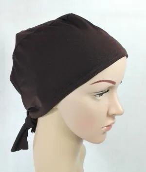 Solid Stretch TieBack UnderHijab Muslim Inner Hijab HairLoss Islamic Underscarf