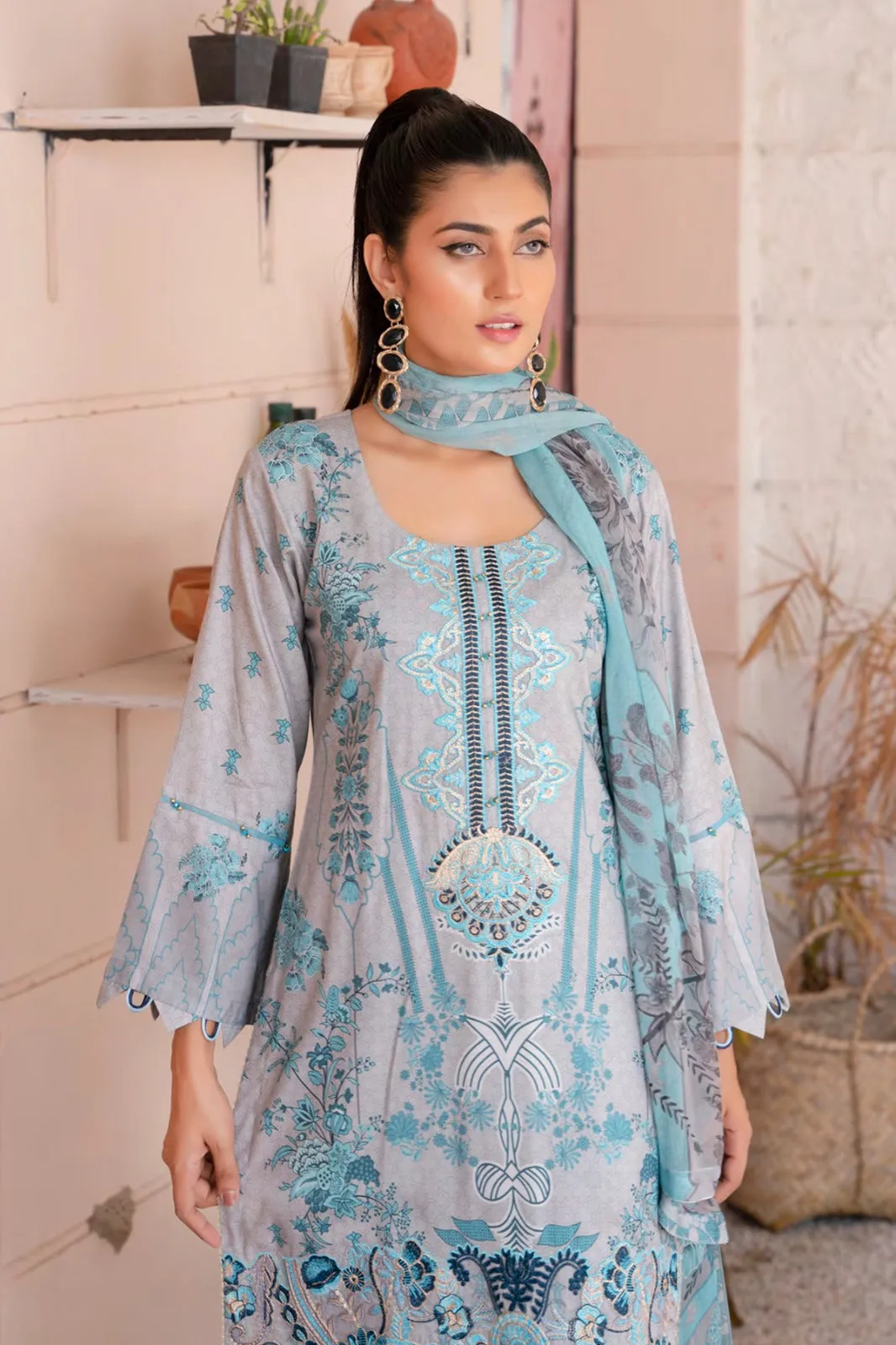 Soni Dress 3 Piece  linen