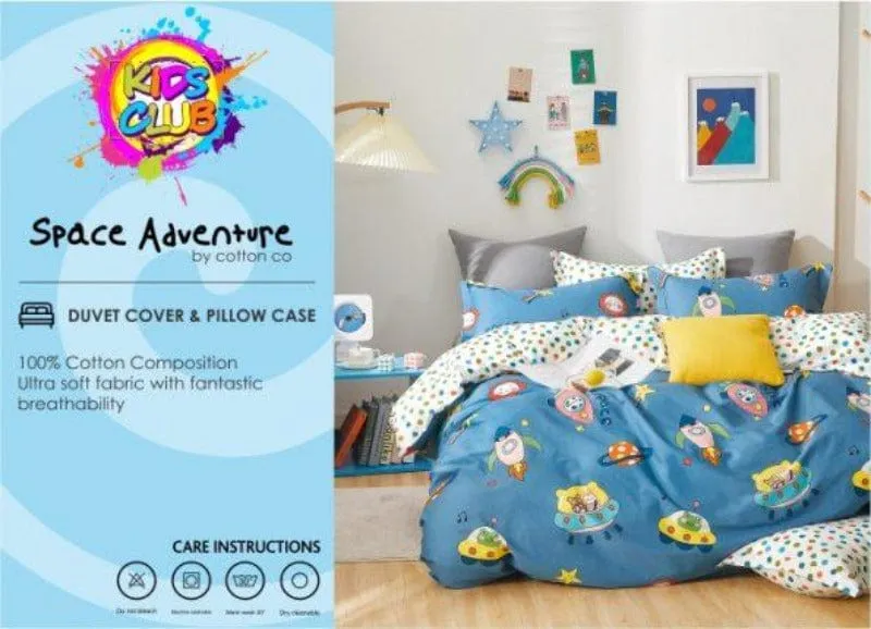 Space Adventure Kids Club Duvet Covers Set