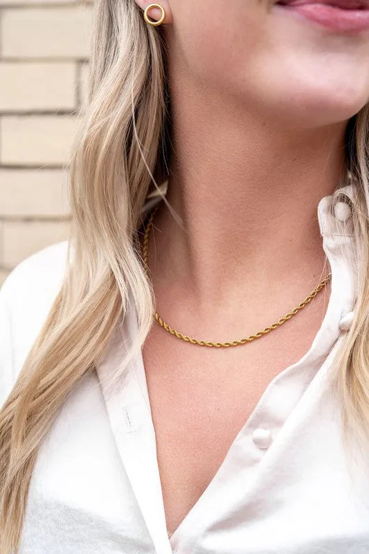 Spiffy & Splendid Luxe Gold Rope Chain - 16in