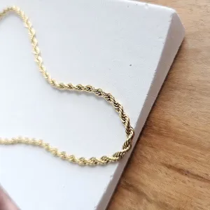 Spiffy & Splendid Luxe Gold Rope Chain - 16in