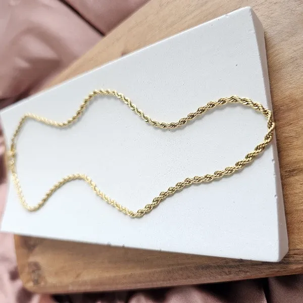 Spiffy & Splendid Luxe Gold Rope Chain - 16in