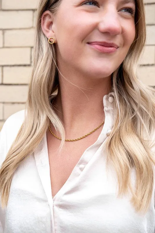 Spiffy & Splendid Luxe Gold Rope Chain - 16in