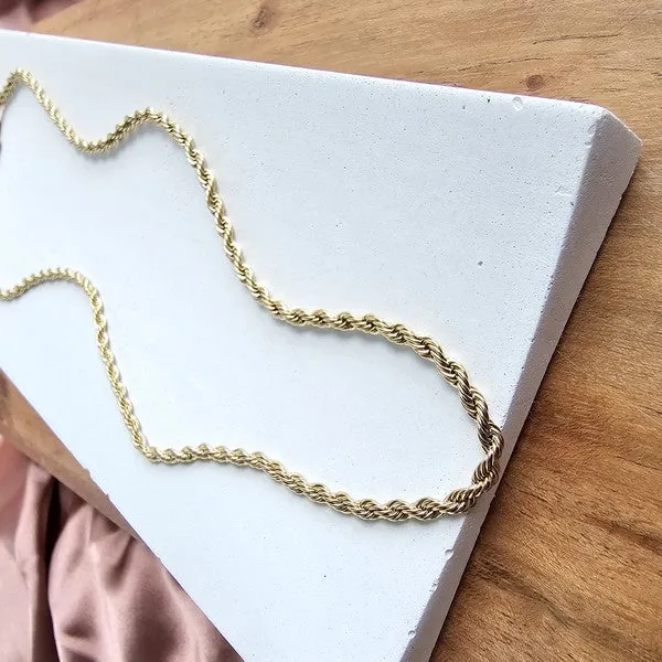 Spiffy & Splendid Luxe Gold Rope Chain - 16in