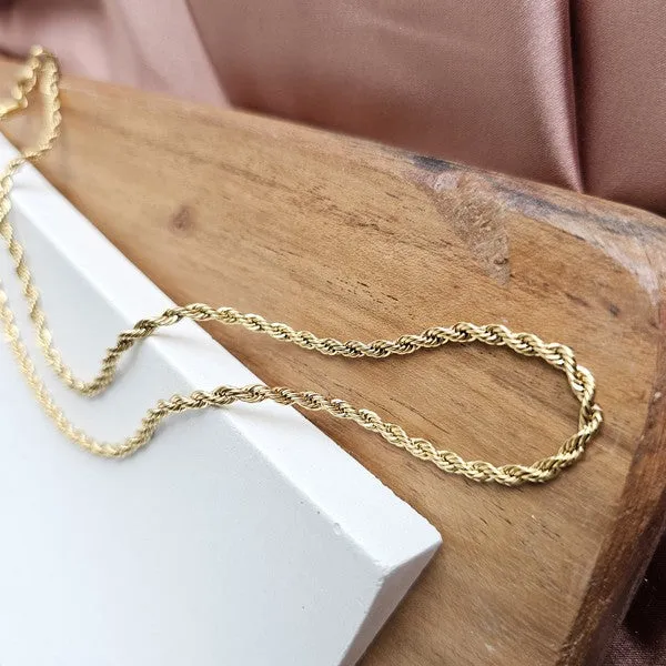 Spiffy & Splendid Luxe Gold Rope Chain - 16in