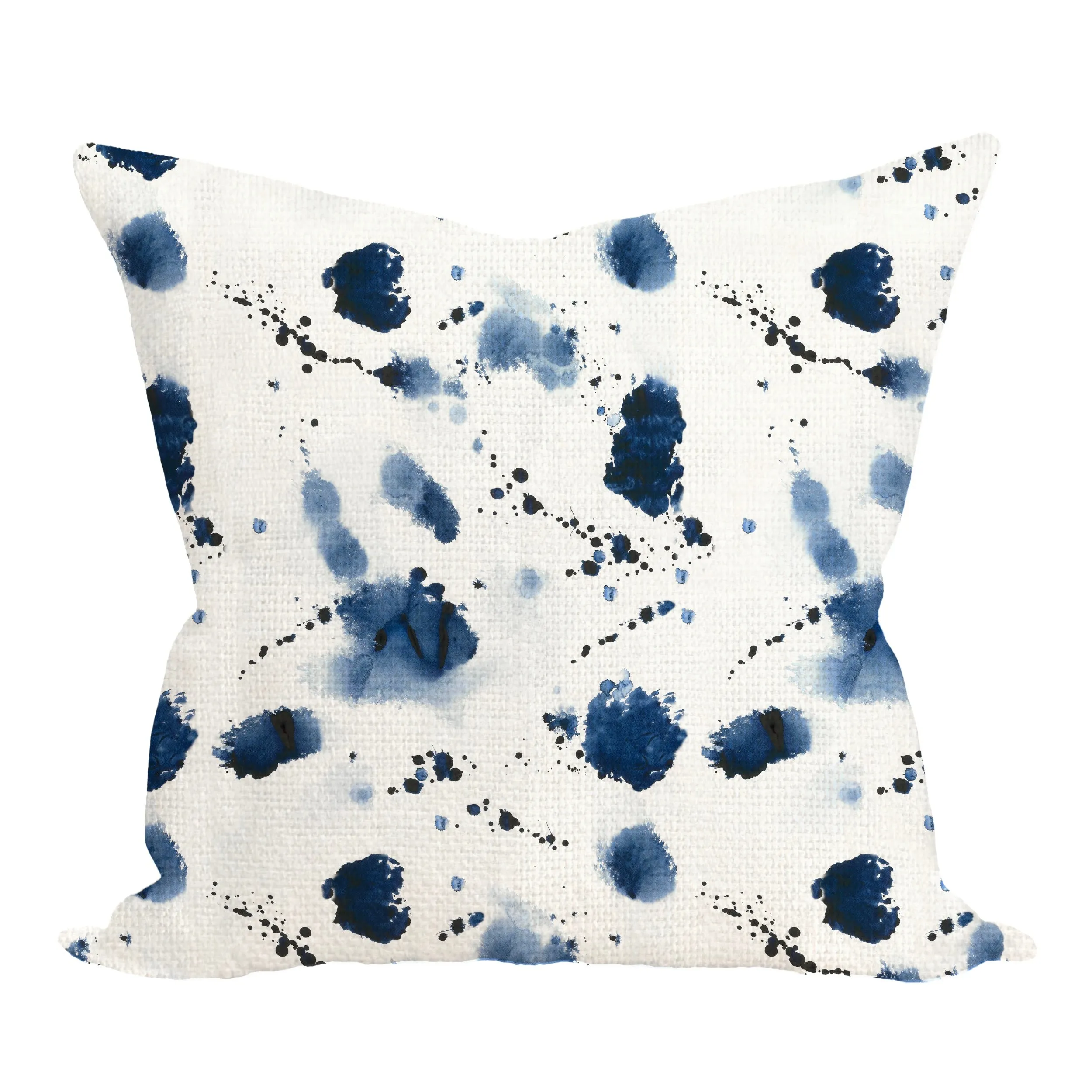 Splat Indigo Pillow