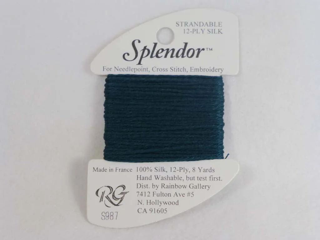 Splendor S987 Very Dark Gray Green