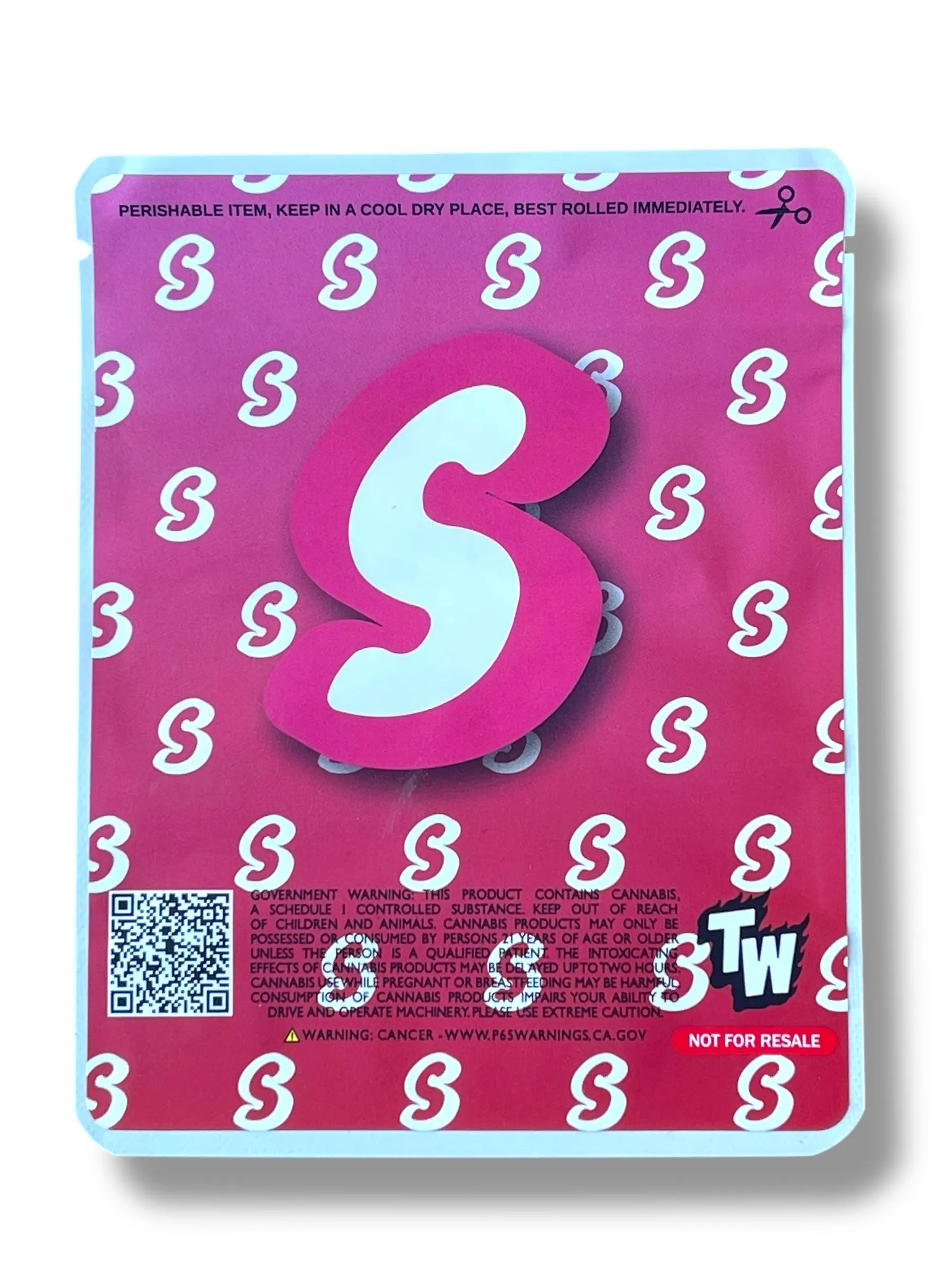 Sprinkles Strawberry Meringue Pie Mylar Bag with Box 3.5 Grams