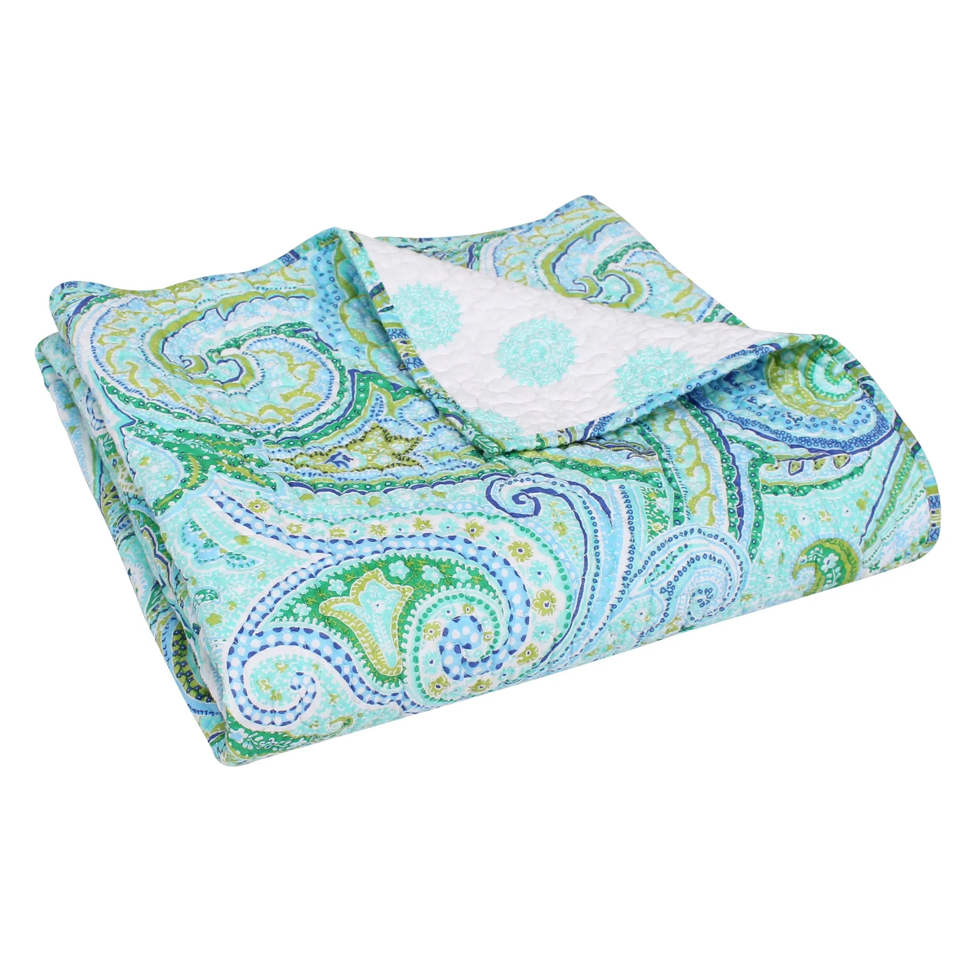 Spruce Quilted Throw