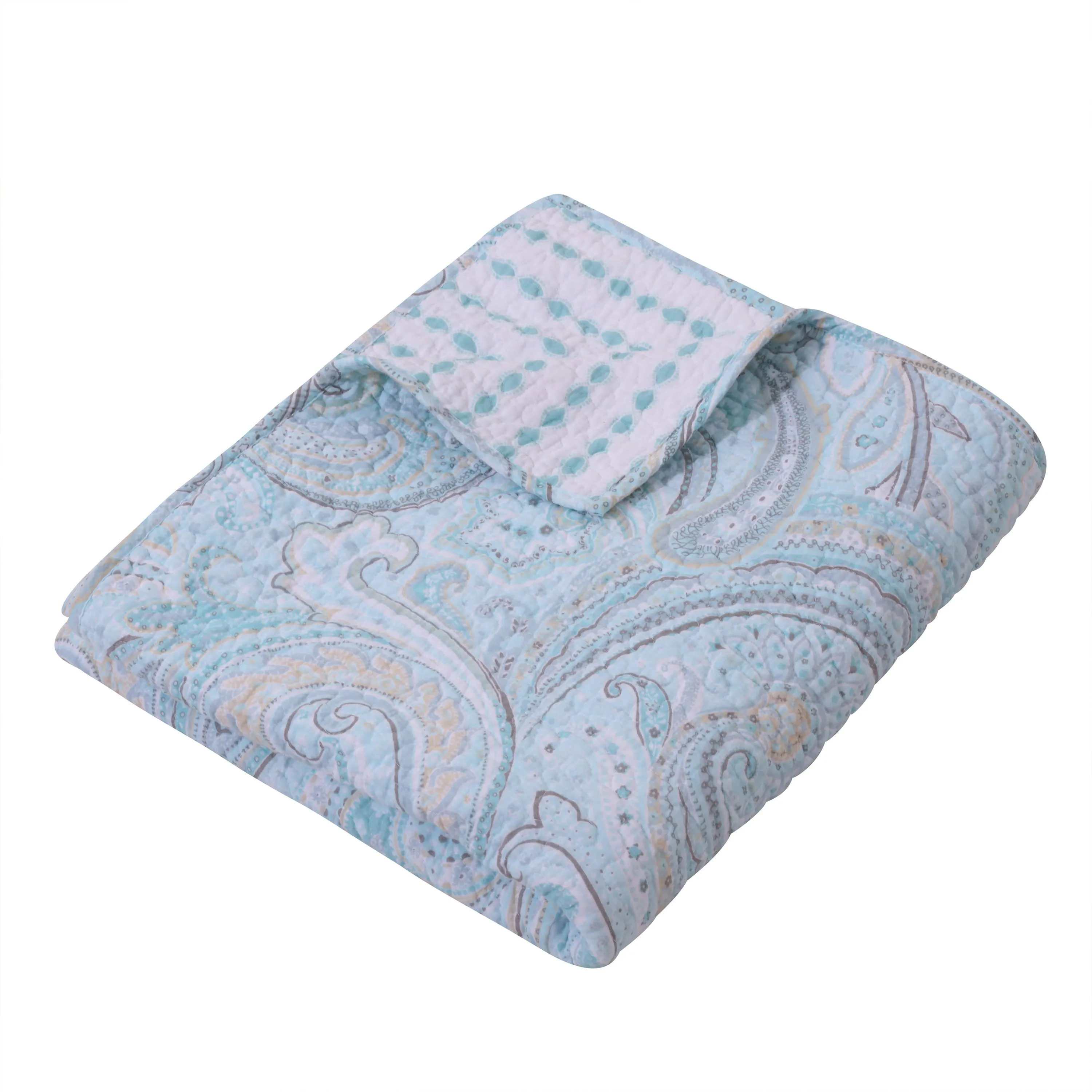 Spruce Quilted Throw