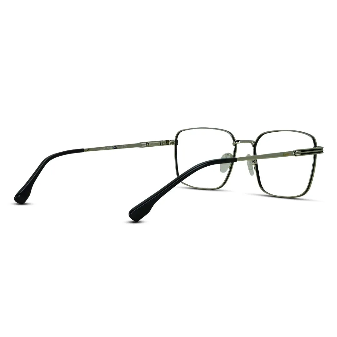 Square Men Women Metal Thin Lightweight Eyeglasses