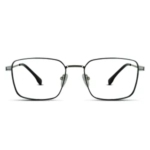 Square Men Women Metal Thin Lightweight Eyeglasses