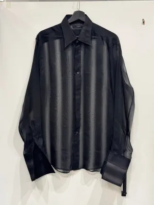 S/S2001 Gucci by Tom Ford silk transparent shirt