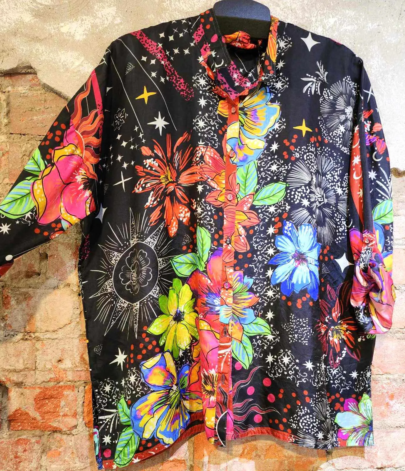 Starry Night Oversized Blouse