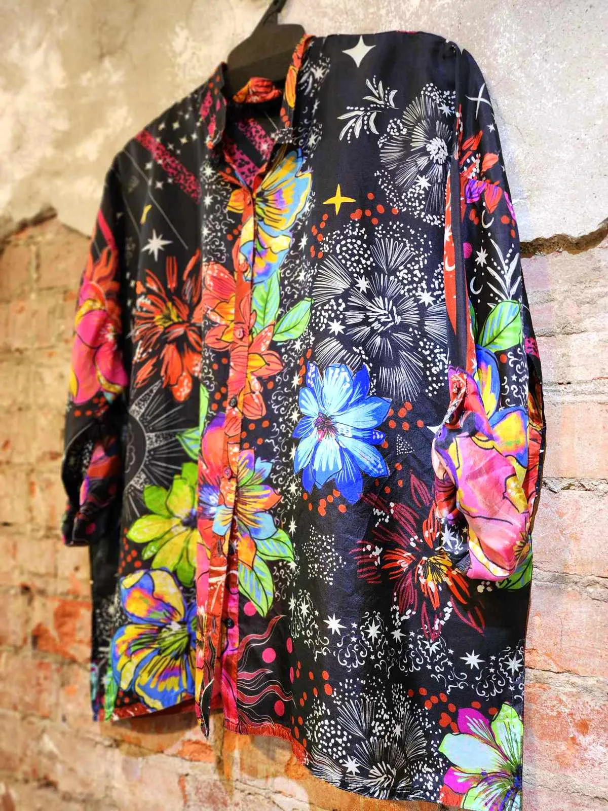 Starry Night Oversized Blouse