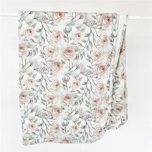 Sterling Floral Plush Swaddle