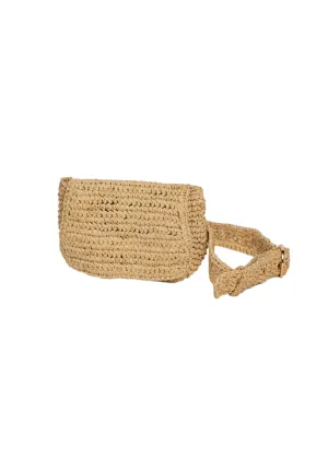Straw Belt Bag