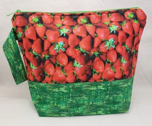 Strawberry Basket - Project Bag - Medium